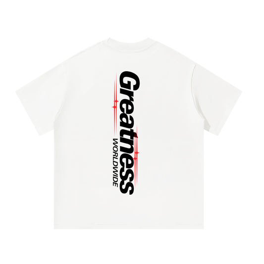 JustWrk Greatness Worldwide Tee — Built On Discipline, Driven By Purpose