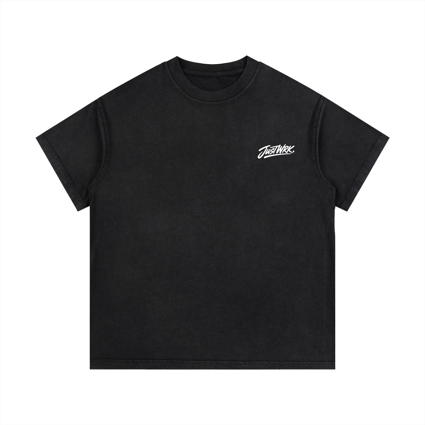 JustWrk Balance Tee - Vintage Wash Cotton T-Shirt